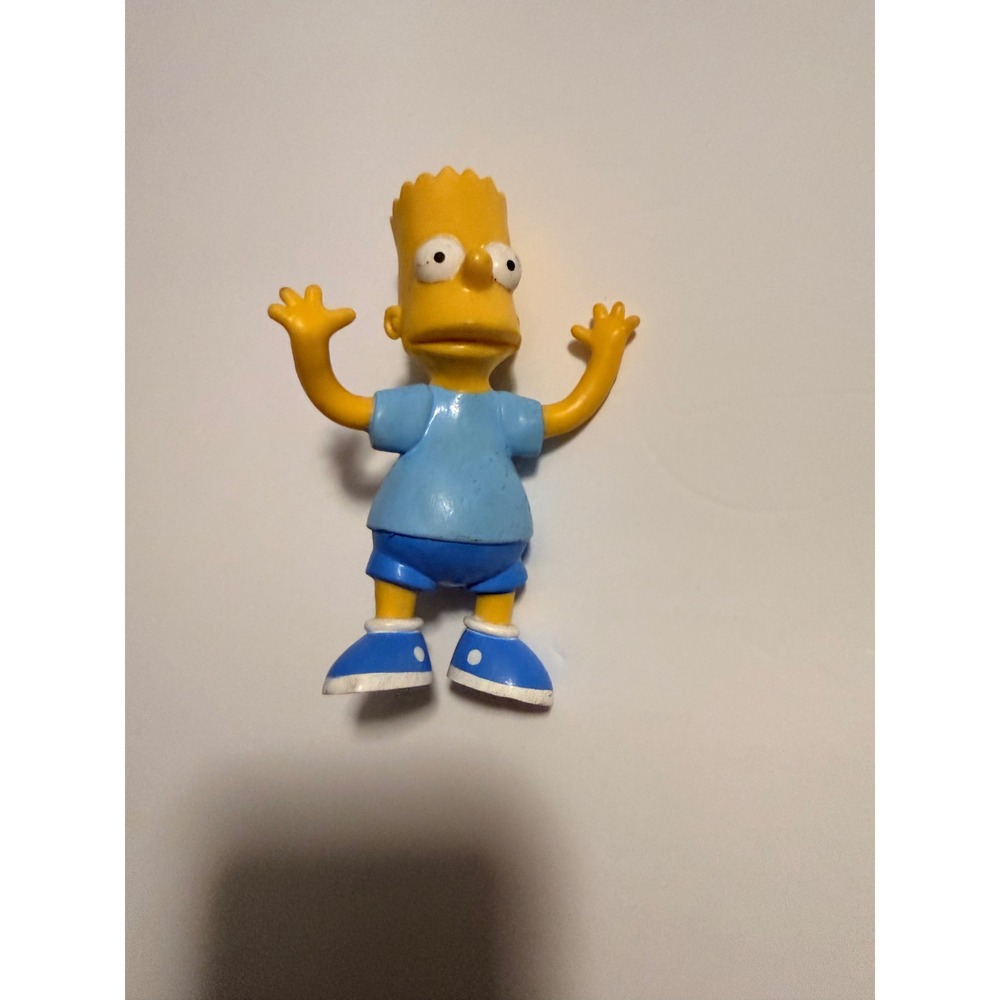 Vintage 1990 Bart Simpson Jesco Vinyl Action Figure 20thβ Century Fox Blue Shirt